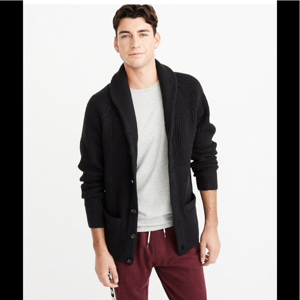 COPY - Abercrombie & Fitch Black Cardigan.